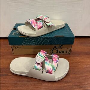 Chaco Multicolor Tie-Dye Sandals